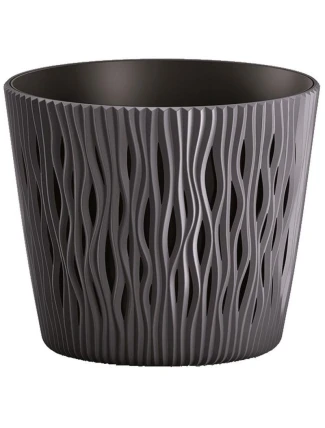 PÍSEČNÝ KULATÝ RYBNÍK 22CM ANTRACITOVÝ