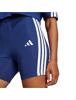 Dámské kraťasy adidas Essentials 3-Stripes High Waisted Biker, modré, JE1225, dámské Dámské kraťasy adidas Essentials 3-Stripes High Waisted Biker, modré, JE1225, dámské