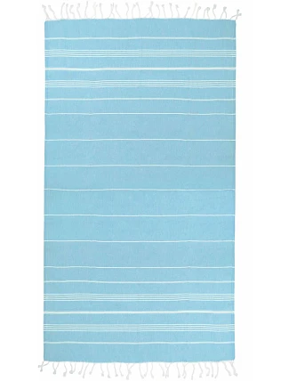 The One Towelling Hamam Sultan Hamam ručník "Sultan" 48.1019 light blue/white The One Towelling Hamam Sultan Hamam ručník "Sultan" 48.1019 light blue/white