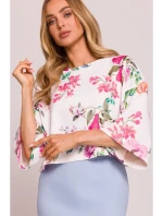 M844 Pestrobarevný top s potiskem - model 2