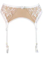 Podvazkový pás V-10782 bílý - Axami