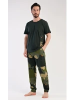 Pánské pyžamo dlouhé Army Pánské pyžamo dlouhé Army