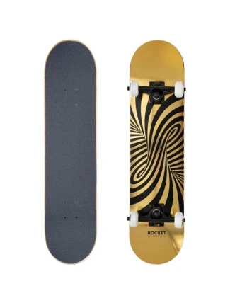 Rocket Twisted Foli Gold 7,5" skateboard RKT-COM-1555