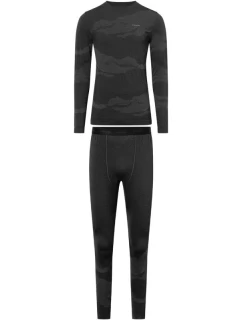 Pánské spodní prádlo VIKING Gasher Man Set Merino velikost M černá