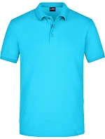 Daiber JN 710 Pánské elastické piqué polo 02.0710 turquoise Daiber JN 710 Pánské elastické piqué polo 02.0710 turquoise