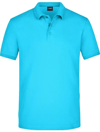 Daiber JN 710 Pánské elastické piqué polo 02.0710 turquoise Daiber JN 710 Pánské elastické piqué polo 02.0710 turquoise