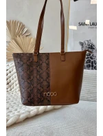 Kabelka Shopper Zvířecí Vzor NOBO BAG5740-M17 Hnědá Kabelka Shopper Zvířecí Vzor NOBO BAG5740-M17 Hnědá
