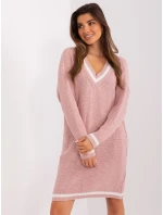 Šaty BA SK 8023 1.29X světle růžová Šaty BA SK 8023 1.29X světle růžová