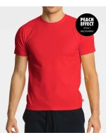 Pánské tričko s krátkým rukávem ATLANTIC - světle červené Pánské tričko s krátkým rukávem ATLANTIC - světle červené