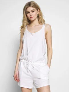 Plážový overál KW0KW01003-YCD bílá - Calvin Klein