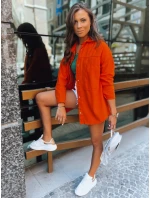 Dámská oranžová košilová bunda CALIFORNICATION FashionStreet TY3523z