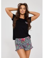 Pyžamo Cornette 520/334 Symboly lásky kr/r S-XL