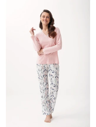 Dámské pyžamo Luna 675 délka/r 3XL Z24/25 Dámské pyžamo Luna 675 délka/r 3XL Z24/25