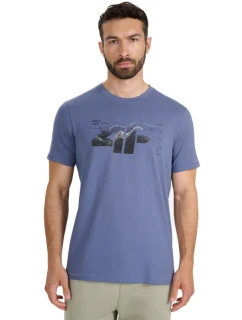 Pánské tričko 4F M2359 denim 4FWAW25TTSHM2359 32S pánské