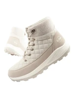 Lee Cooper dámská sportovní obuv zimní trekingová zateplená krémová ekologická kůže dámské