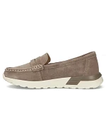 Dámské kožené mokasíny na platformě béžové Filippo DP7528