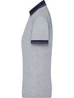 Daiber JN 705 Dámské žerzejové melírované polo 02.0705 grey heather/navy Daiber JN 705 Dámské žerzejové melírované polo 02.0705 grey heather/navy