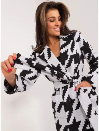 LK PL 509550 kabát.19X šedá černá