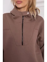 Mikina s kapucí mocca Mikina s kapucí mocca