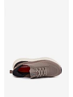 Pánské Sportovní Boty Textilní Slip-On Sneakers Na Platformě Kobbo 102421 Béžové