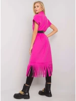 Dámský přehoz DHJ NA A17206.69 fluo růžová
