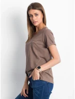 Tričko RV TS 4838.73P hnědá