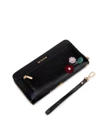 Dámská peněženka Vuch Nightie Nicci Flowers Black Dámská peněženka Vuch Nightie Nicci Flowers Black