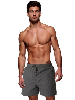 Pánské plavecké šortky tmavě šedé FashionStreet SX2467
