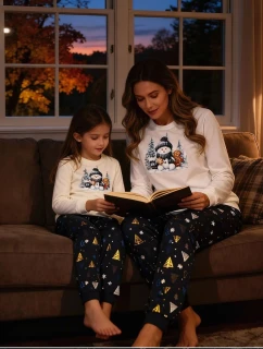 Cornette Young Girl pyžamo 978/189 Snowy Day length/r Christmas 134-164