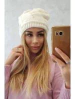 Dámská čepice Adria K296 ecru Dámská čepice Adria K296 ecru