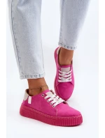 Dámské tenisky MEMORY FOAM SYSTEM BIG STAR NN276004 Fuksie