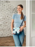 Kabelka VUCH Nuria Flowers Line Blue Kabelka VUCH Nuria Flowers Line Blue