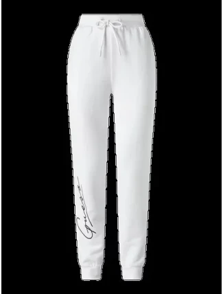 Dámské tepláky O1BA11KAOR1 - G011 - Bílá - Guess Dámské tepláky O1BA11KAOR1 - G011 - Bílá - Guess