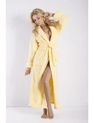 Dámský župan Eliza long yellow - DKAREN Dámský župan Eliza long yellow - DKAREN