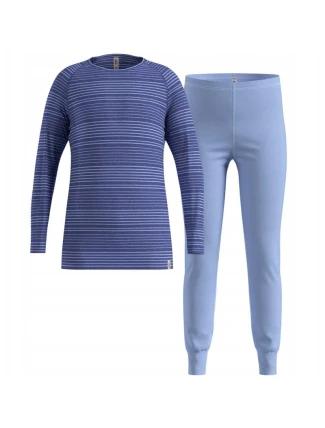 Termoprádlo - Odlo set dlouhý ACTIVE WARM SET velikost 116cm tmavě modrá