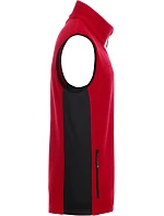 Daiber JN 856 Pánská pracovní fleecová vesta - Strong 02.0856 red/black