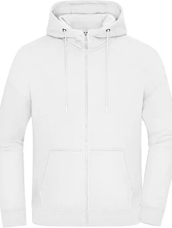 Daiber 8043 Těžká unisex oversize mikina s kapucí 02.8043 white