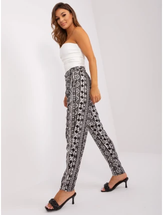 Kalhoty D73770M61869O černobílé Kalhoty D73770M61869O černobílé
