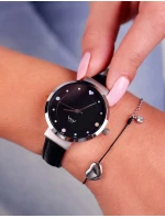 Náramek VUCH Shiny Heart Black