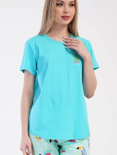 Dámské pyžamo kapri Papoušek