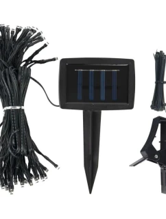 SOLÁRNÍ ZAHRADNÍ DEŠTNÍK SVĚTLO 5M 72LED
