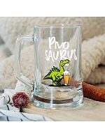 PIVOSAURUS - pivní sklenice 0,5 l