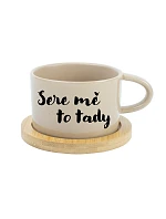 SERE MĚ TO TADY - krémový hrníček makronka 200 ml SERE MĚ TO TADY - krémový hrníček makronka 200 ml