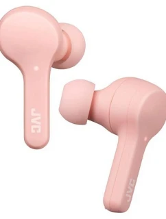 Sluchátka JVC HAA-7TPNU (do uší, bezdrátová, růžová)