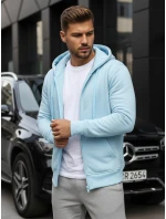 Pánská mikina s kapucí modrá FashionStreet BX4246