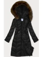 Černá dámská prošívaná bunda pro přechodné období Glakate (LU-2201)