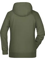 Daiber 8023 Dámská raglánová mikina s kapucí 02.8023 olive Daiber 8023 Dámská raglánová mikina s kapucí 02.8023 olive
