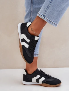 Klasické Dámské Tenisky Z Eko Kůže Černé Maretina