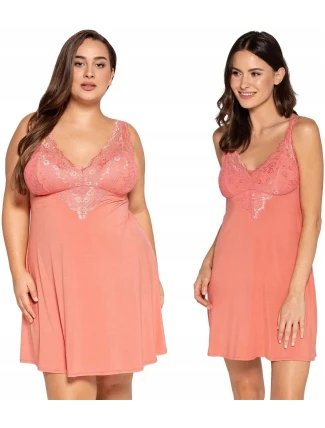 Dámská noční košile Viviane Terakota morela - Babella