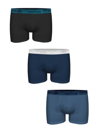 Pánské boxerky John Frank JF3BPB01 3PACK 